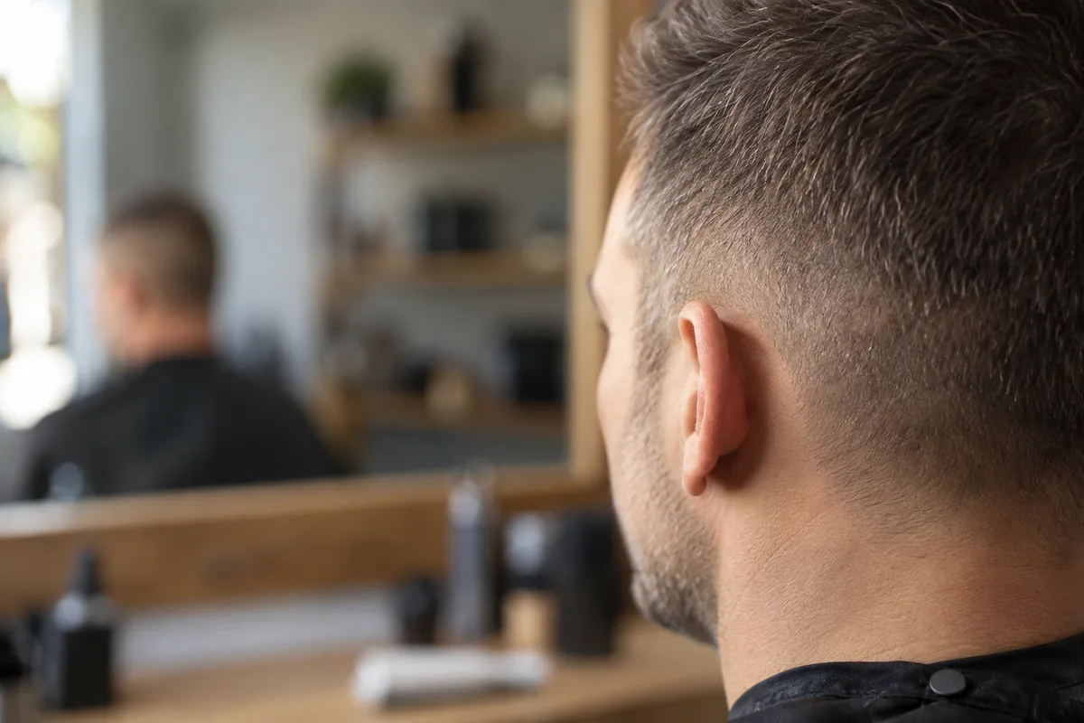 Tempes dégarnies homme : coupes, soins et greffe